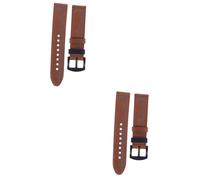 Gadpiparty 2 Piezas Correa original navideños bracelet reloj band para matrimonio hombre brazalete women antiguo mirar pulsera Edición juvenil capa superior de cuero