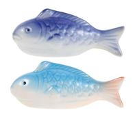 Gadpiparty 2 Piezas Decoración de Peces Koi Flotantes Adornos Versátiles para Acuarios Jardines y Estanques Interiores y Exteriores Estatuas Artísticas para Bañeras y Terrarios