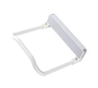 Gadpiparty 2 Piezas Estante de baño estanterias almacenaje estanterias trastero toallero Colgante Accesorios en baño baños Largo Poseedor Muro Estante para Lavabo sin Bastidor de perforación