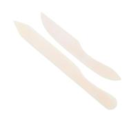 Gadpiparty 2 Piezas Herramienta Plegadora Cuchillo para Doblar y Utensilio para Encuadernación Artesanal y Manualidades Blanca para Scrapbooking y Oficina