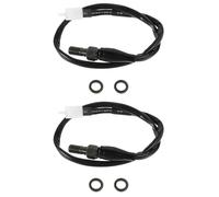 Gadpiparty 2 Piezas Interruptor de Freno para Motocicleta y Scooter Resistencia al Impacto, Respuesta Rápida de Luz de Freno, Material Plástico y Aleación, Modelo M10x1.25mm