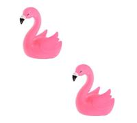 Gadpiparty 2 Piezas Lámpara de Mesa Flamingo Rosa Adorable con Luz Cálida Lámpara LED para Mesita de Noche Dormitorio Infantil Práctica y Decorativa para Habitación