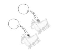 Gadpiparty 2 Piezas Pet Hair Memorial Box Keychain Compact Portable Keepsake For Dog Cat Hair Collection and Storage Secure Lightweight Gift For Pet Lovers