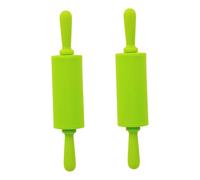 Gadpiparty 2 piezas Rodillos de Masa para Herramientas de Manualidades Hechas Mano Antiadherentes y Coloridos Aptos para Hornear y Modelar Arcilla Accesorios Seguros para Cocina y