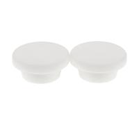 Gadpiparty 2 Piezas Tapón de Drenaje y E, Tapón de Goma Goma, Redondo, Blanco, Ajuste, Sellado a Prueba de Fugas, para Congelador para Congelador Horizontal para Cooler Chest Freezer, Cocina