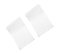 Gadpiparty 2 Protector de Libros Transparente Extra Grande de Unidades Funda Plástica Ecológica Resistente al Agua Polvo y Desgaste para Cuadernos y Libros Escolares