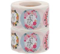 Gadpiparty 2 Rollos Pegatinas Decorativas Calcomanías Del Día De Las Madres Etiquetas Del Dia De La Madre Calcomanías Presentes Feliz Día De La Madre Pegatinas Pegajoso Papel