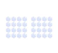 Gadpiparty 2 Series Ventosas Doble Cara Transparentes Antideslizantes para Superficies De Vidrio Almohadillas De Succión para Mesas Y Muebles 20 Piezas*2