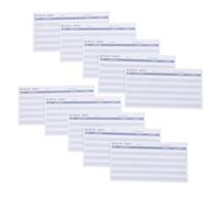 Gadpiparty 20 hojas de presupuesto, tarjetas organizadoras de dinero para uso personal, seguimiento de consumo, sobre de efectivo, papel para gestión de gastos del hogar y la oficina