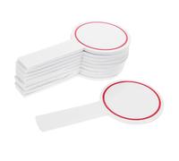 Gadpiparty 20 Piezas Mini Pizarra Blanca Portátil de Mano con Superficie Borrable Tablero de Escritura para Clases y Votaciones Color Aleatorio Color Aleatorio