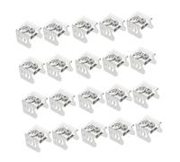 Gadpiparty 20 Piezas Unidades Tapones de Acero Inoxidable para Extremos de Barra Cortina Sellado Resistente para Carril Cortina Accesorios Prácticos para Ventanas y Dormitorios