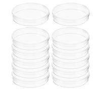 Gadpiparty 20 Unidades Placas de Petri para Cultivo Celular con Tapas de Plástico Transparente con Observación Clara y Uso Versátil en en Ingeniería Tisular