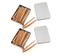 Gadpiparty 200 piezas Kit de Palitos de Leña Natural para Camping Iniciador de Fuego Rápido y Portátil para Cocinar al Aire Supervivencia y Hogueras