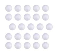 Gadpiparty 240 bolas de poliestireno sólido blanco de 2,5 cm, esferas de espuma para decoración de bodas, artes y manualidades, proyectos escolares
