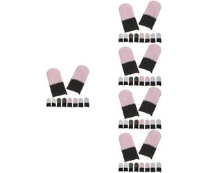 Gadpiparty 25 Pares cunas para Dedos Antideslizantes para Juegos Cubo de Cebo contra el Sudor Guantes Cubierta de Dedo de algodón Juego de teléfono Deportes dedal Teléfono móvil Protector
