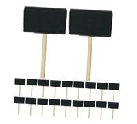 Gadpiparty 25 Pinceles Planos De Espuma para Teñir Madera Témpera para Decoupage Punta Y Aplicadores Esponja Acrílica Barniz Madera Acabado Negro Aplicador