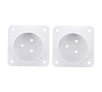 Gadpiparty 2piezas Conector Almohadillas Patas Mesa Junta Placa Hierro Biselado Reparar Muebles Fácil
