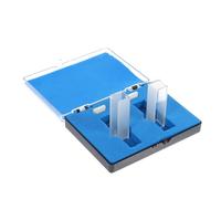 Gadpiparty 2piezas Cubeta de Cuarzo Óptica Longitud Trayectoria para Laboratorio Lectura Precisa para Espectrofotómetro UV-Visible Resistente y Multiuso para Muestras Delicadas