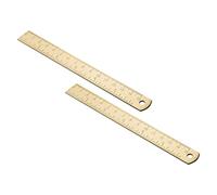 Gadpiparty 2piezas Marcador De Regla De Latón Regla Vintage Portátil y Multifunción para Dibujar y Páginas De Material De Estudio