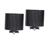 Gadpiparty 2piezas Panel De Aislamiento Acústico Para Micrófono u Pantalla Antiviento y Absorbente De Sonido Para Grabación Estudio y Podcasting Compatible Micrófonos De Negro