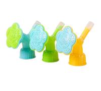 Gadpiparty 3 Boquillas de Rociador para Botellas de Agua, Adaptador para Regadera de Bonsáis, Boquilla Rociadora Portátil de Plástico en Colores Verde, Azul y Amarillo, Aspersor Compacto