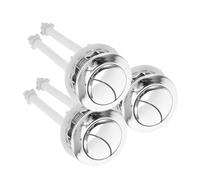 Gadpiparty 3 piezas Botón de Descarga de Inodoro Reemplazo de Doble Pulsador Compatible con Accesorios y Válvula de Agua Diseño Moderno y Instalación