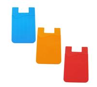 Gadpiparty 3 Piezas Cartera Titular portatarjetas identificación Billetera para teléfono Inteligente Colorful