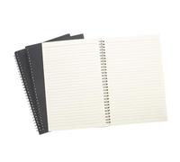 Gadpiparty 3 piezas Cuaderno de Notas Funcionales de Notas para Escritura Diaria para Estudiantes y Profesionales Negro Grueso Organización de Ideas y Proyectos