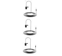 Gadpiparty 3 Piezas Micrófono De Solapa Micrófono Profesional Microfono para Camara Gimbal Micrófono De Grabación para Cámara Cardán Micrófono De 3,5 Mm Accesorios El Plastico Importante Osmo