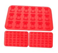 Gadpiparty 3 piezas Molde de Silicona Reutilizable Forma de Hueso para Pasteles y Helados Resistente Temperaturas Extremas para Repostería y Manualidades Familiares