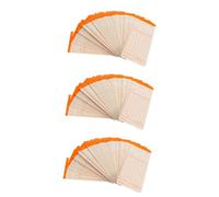 Gadpiparty 3 Series Tarjetas Para Máquina De Fichar Blancas Registrador De Asistencia Práctico Para Oficina Y Fábrica 100 Hojas*3