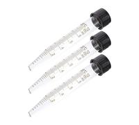 Gadpiparty 3 Tubos de Centrífuga de Vidrio de 10 Ml Escala Precisa y Tapa, Alta Transparencia para Consumibles Experimentales Científicos y Equipamiento Hospitalario