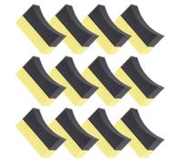 Gadpiparty 30 Esponjas para Lavar Coche Diseño para Esquinas, Aplicadores de Pulimento y Brillo para Neumáticos, Esponjas de Limpieza Reutilizables para Lavado de Ruedas