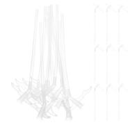 Gadpiparty 30 Piezas 30 Boquillas de Repuesto para Pulverizador de Espuma, Tubo Plástico de 18,5 CM para Rellenar Huecos, Dispensador de Sellador, Compatible Espuma en Aerosol de Bricolaje,