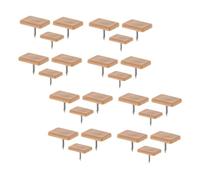 Gadpiparty 30 Piezas Tack In Furniture Sliders Plastic Drawer Rail Glides Quiet Glide Technology Compatible With Cabinets Dressers Tables