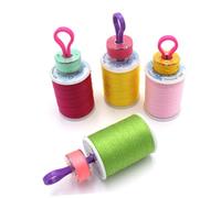 Gadpiparty 30 piezas Unidades Pinzas Bobina de Plástico Clips para Sujetar Hilo y Organizador Resistente para Máquinas de Coser Domésticas Accesorios de Costura Esenciales