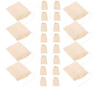 Gadpiparty 300 Bolsas de Filtro de Té Desechables Cordón, Papel Natural Amarillo para Infusor de Café y Medicina Herbal, Ideales para Preparar Sopas y Té Aromático