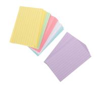 Gadpiparty 300 hojas Tarjetas de Índice de Fichas de Estudio Multiusos para Oficina y Aprendizaje Tarjetas de Memoria y Notas Material