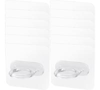Gadpiparty 30piezas Ganchos Adhesivos Redondos Transparentes para Botellas de Spray Soportes Autoadhesivos Multiusos para Cocina y Baño Ganchos de Pared Resistentes para Organización y
