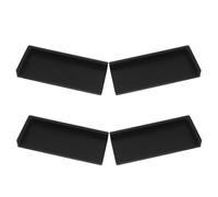 Gadpiparty 4 Almohadillas Antideslizantes para sofá - Protectores rectangulares para Ruedas de Muebles, fijadores Antideslizantes para Patas de sofá, Protectores para Suelos de Madera