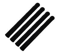 Gadpiparty 4 Piezas Fundas para Tiradores de Nevera Negras Cubiertas Antideslizantes para Manijas de Frigorífico Microondas y Horno Fáciles de Colocar y Retirar para Cocina
