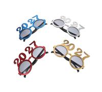 Gadpiparty 4 Piezas Gafas de Plástico con Dígitos 2027 para Fotos de Año | Accesorio Festivo, Tamaño 14,10x14,00x9,50cm, Uso en Graduación y Reuniones Familiares