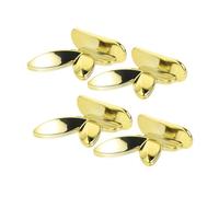 Gadpiparty 4 Piezas para Asientos de Inodoro Elevadores de Tapa de Inodoro de Acrílico Dorado Instalación y Uso para Mantener y Directo