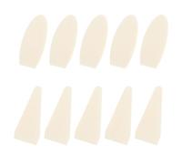 Gadpiparty 40 cabezales de esponja para mezclar bocetos, esponja blanca, fácil de limpiar y limpiar uniformemente, para uso profesional, dibujo, arte, estudiantes