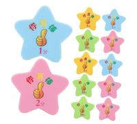 Gadpiparty 40 piezas Fichas de Recompensa para Tokens Plásticos Forma de Estrella para Motivación y Gestión del Comportamiento Aula Herramienta Educativa Segura y Fácil de Manejar