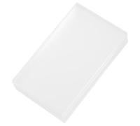Gadpiparty 40 tarjetas de mesa acrílicas en blanco con superficie para escribir y bordes lisos, tarjetas rectangulares para bodas y exhibición de mesa, letreros de nombre para plan de asientos de boda