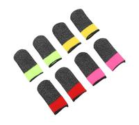 Gadpiparty 4pares Guantes para Fundas para Dedos Antideslizantes y Resistentes Al Sudor para Sesiones De Casa o Torneos De Videojuegos