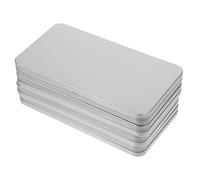 Gadpiparty 4piezas Caja De Almacenamiento De Escritorio Para Funda De Teléfono Móvil Soporte Para Pantalla De Vidrio Templado Organizador De Cable Usb Unidades Color Plata Material Metalico