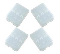 Gadpiparty 4piezas Caja de Almacenamiento para Cabezales de Cepillos Eléctricos Estuche y Portátil para Cabezales Diseño Sellado y Prueba de Polvo Compatible Mayoría de Cepillos Eléctricos