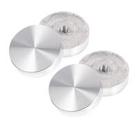 Gadpiparty 4piezas Discos De Aluminio Grueso para Mesas De Vidrio Adaptadores De Superficie para Transformar Mesas